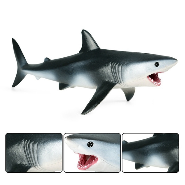 Lifelike Shark Shaped Toy Motion Simulation Animal Model Toy Kids