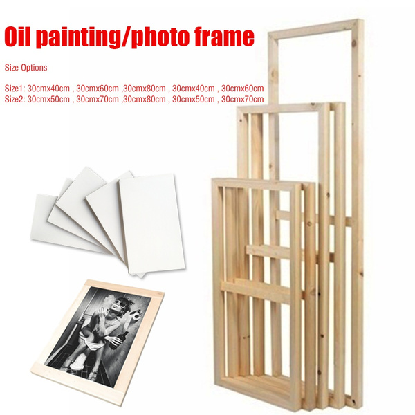 Oil Painting Frame Large Size With Linen Canvas Inner Frame - Temu