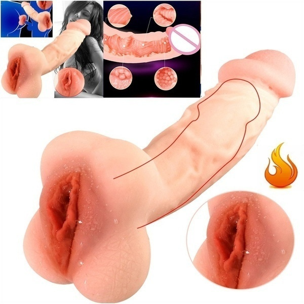 600px x 600px - 2 In 1 Realistic Dildo Anal Hollow Penis Enlarger Sleeve Pussy Soft Male  Masturbator for Men Women Adult Sex Toy for Couples | Wish
