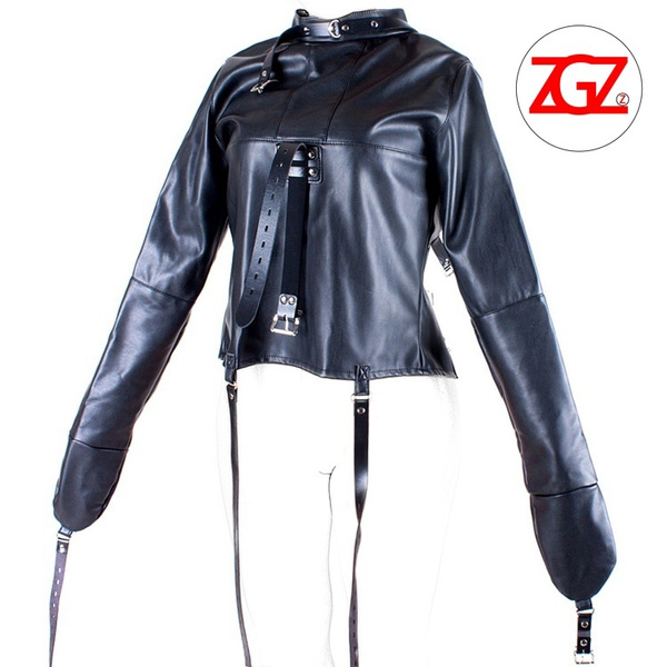 white asylum straight jacket costume