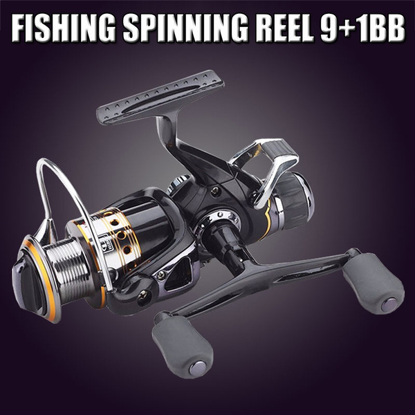 New Fishing Reel Double Brake Spinning Reel Carp Fishing Casting Reel  Double Spools Lure Sea Fishing Reel Outdoor Equipment