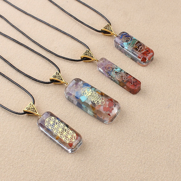 Retro Reiki Healing Colorful Chips 