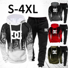 3D hoodies, Moda masculina, Algodón, pullover hoodie