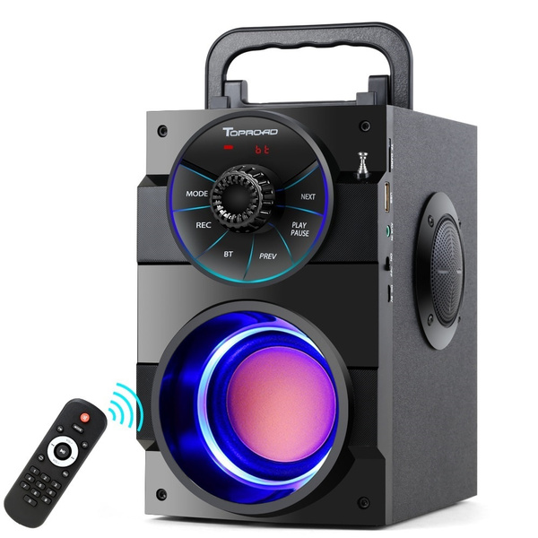 Bluetooth Speaker Portable Big Power Wireless Stereo Subwoofer Heavy Bass  Speakers Sound Box Support FM Radio TF AUX USB