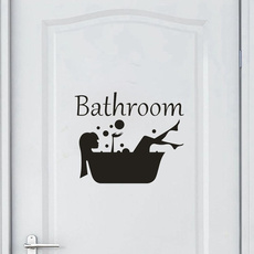 Funny, Bathroom, bathroomsticker, glasssticker