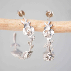 Sterling, wedding earrings, sterling silver, Earring