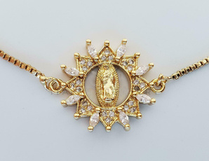 Cubic Zirconia, goldplated, bohobracelet, holyvirgin