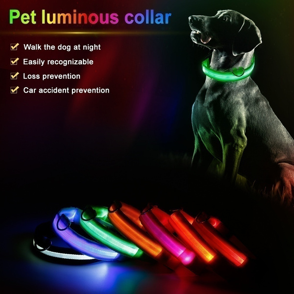 flashing led dog harness