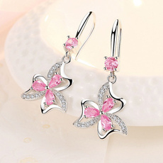 butterfly, Flowers, Jewelry, Elegant
