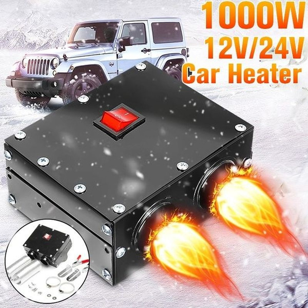 1000W Fast Heating Car Heater Warmer 12V/24V Demister Defroster Electric Fan