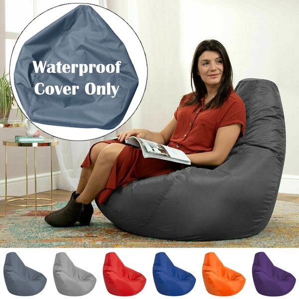 Waterproof Bean Bag Sofa Cover No, Indoor Outdoor Bean Bag Chairs