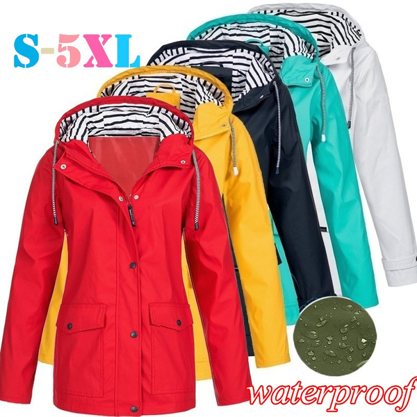 plus size waterproof jacket womens