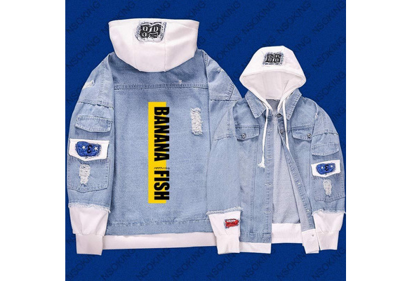 banana fish denim jacket