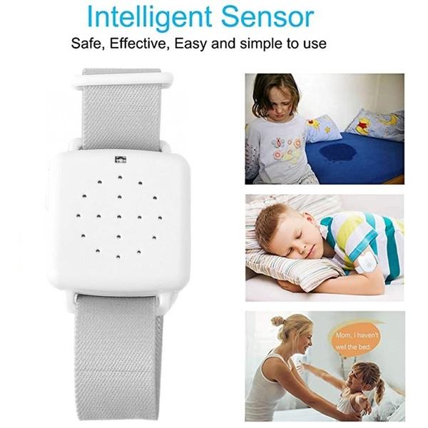 Bedwetting Alarm 】3 in 1 Water Detector MultiMode Bed Arm Wear Wetting