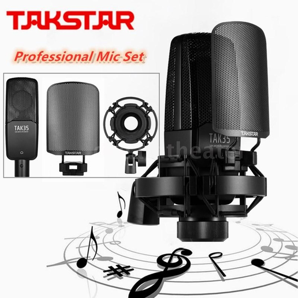 TAKSTAR TAK35 Professional Recording Microphone Condenser Cardioid Mic ...
