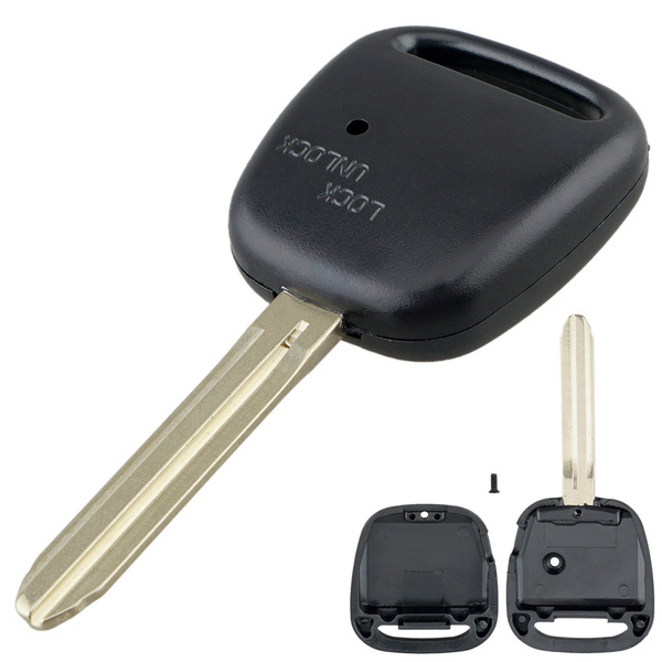 Details about   For Toyota Estima Previa Corolla 2 Side Button Remote Key Case Shell Blade TOY43 