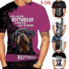 rottweiler, Fashion, Women's Casual Tops, Sleeve