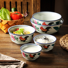 roosterprintbowl, Kitchen & Dining, Ceramic, Chinese