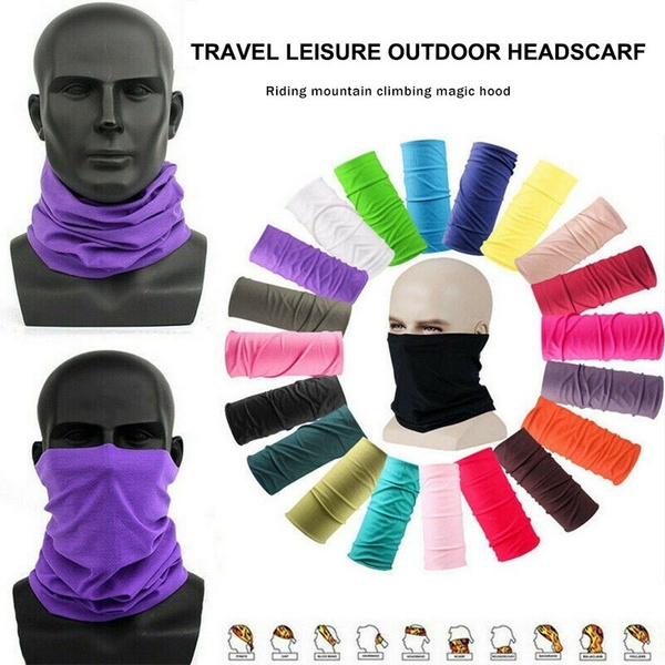 1pc Unisex Multipurpose Printing Collar Outdoor Accessories Scarves Magic Scarf  Fishing Windproof Cycling Headwear Neck Gaiter