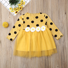 tututulledres, girls dress, Мереживо, dotsprintdres