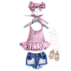 halter top, Summer, шорти, baby clothing