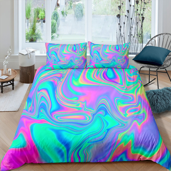 neon quilt cover