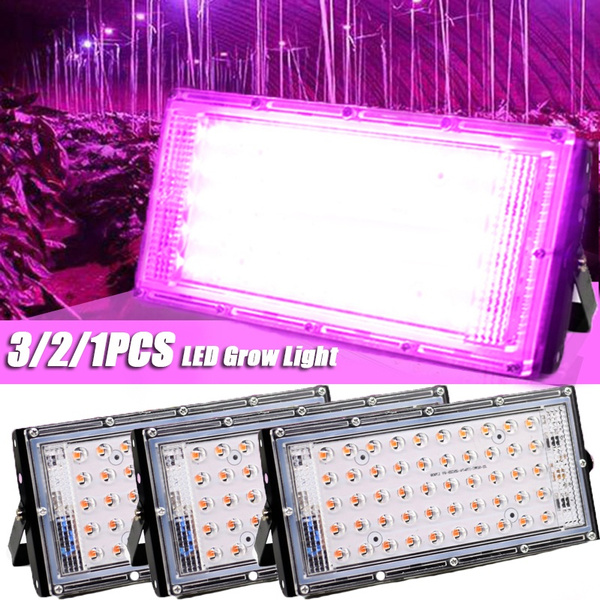 kaste Michelangelo have tillid 1/2/3PCS IP65 50W LED Grow Light Full Spectrum 50W AC 220V Phyto Lamp Lamp  For Plants Curtain Flower Planting Indoor Outdoor led Projector Grow Box |  Wish