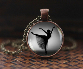 ballerina, Ballet, silhouette, Jewelry