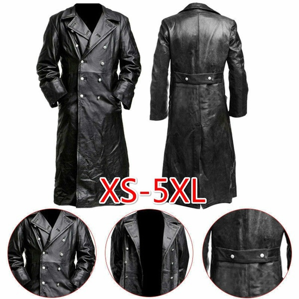 Ww2 German Officers Leather Trench Coat - Tradingbasis