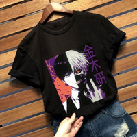 New Fashion Unisex Short Sleeve Hisoka Hunter X Hunter Anime T Shirt 1 Mask Free Wish