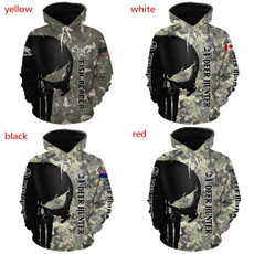 3D hoodies, Women Hoodie, Hunting, 3d sweatshirt