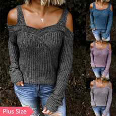 Women Sweater, Necks, Sleeve, pullover sweater