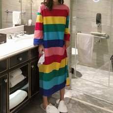 rainbownightgown, stripednightdre, Sleeve, rainbow