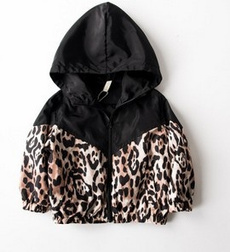 babygirlcoat, Long Sleeve, Leopard, hoodiesforkid