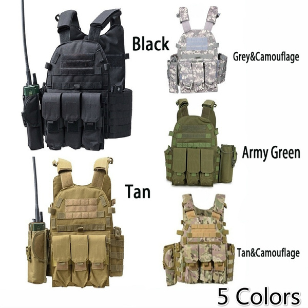 Tactical Magazine Chest Rig Airsoft Hunting Vest Accessories Body Armor 