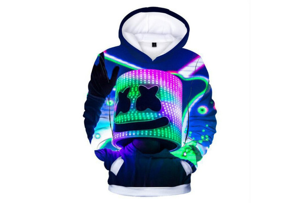 Glow in the dark dj marshmello hoodie sale