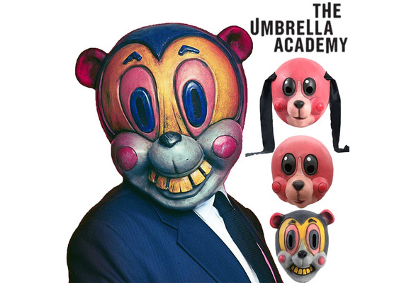 New TV Carnival Party Props Umbrella Academy Cosplay Mask Hazel