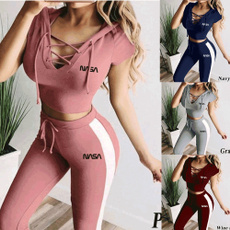 Workout & Yoga, Мода, women jogging suit, short sleeves