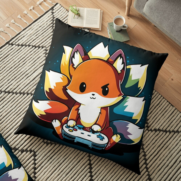 Kitsune Adopt Me Decoration Pillow Case Sofa Waist Throw Cushion Cover ...