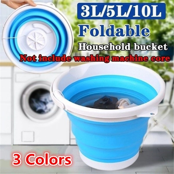 3/5/10L Foldable Household Bucket Practical Mini Portable Foldable