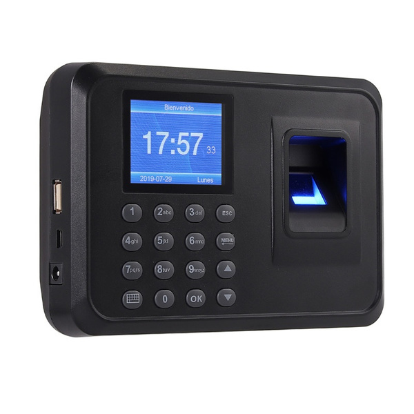 2.4 inch Biometric Fingerprint Attendance Machine Employee Checking-in ...