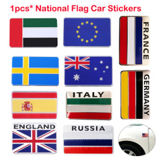 italygermanyfranceaustraliaenglandspain, Car Sticker, Fashion, nationalflag