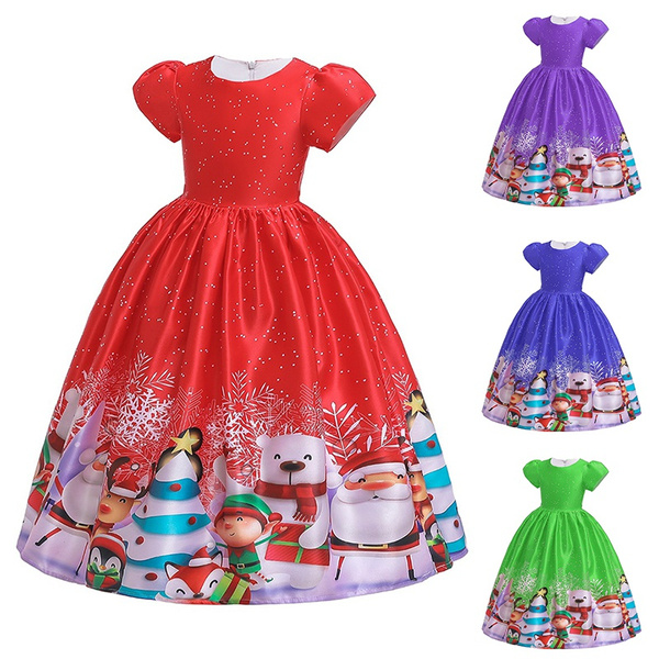 girls christmas swing dress