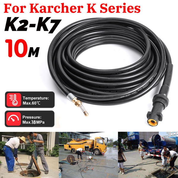 10m Pressure Washer Hose for Karcher K Series Pressure Washer K2 K3 K4 K5 K6 K7 