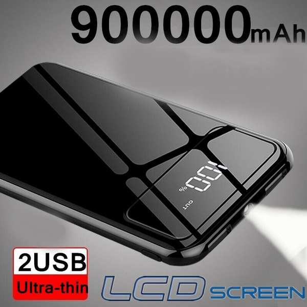 Universal Power Bank 900000mAh 2USB External Polymer Battery Charger