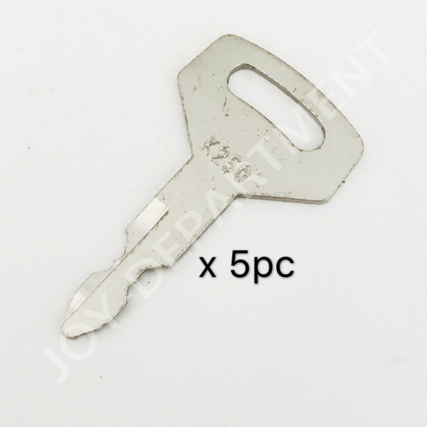 5pc Kobelco Case Kawasaki New Holland Mini-Excavator Ignition Keys K250 
