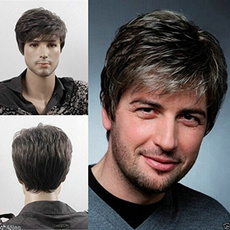 shortwigformen, wig, shortnaturalwig, Cosplay