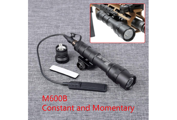 Airsoft M600B Scout Light Tactical Hunting Flashlight LED 450 lumen Lamp For GBB 