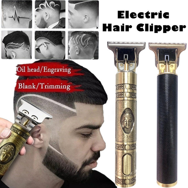 New Professional Trimmer Outliner Grooming Rechargeable Cordless Close  Cutting T-Blade Trimmer for Men 0mm Baldheaded Hair Clippers Zero Gapped  Detail Beard Shaver Barbershop | Wish