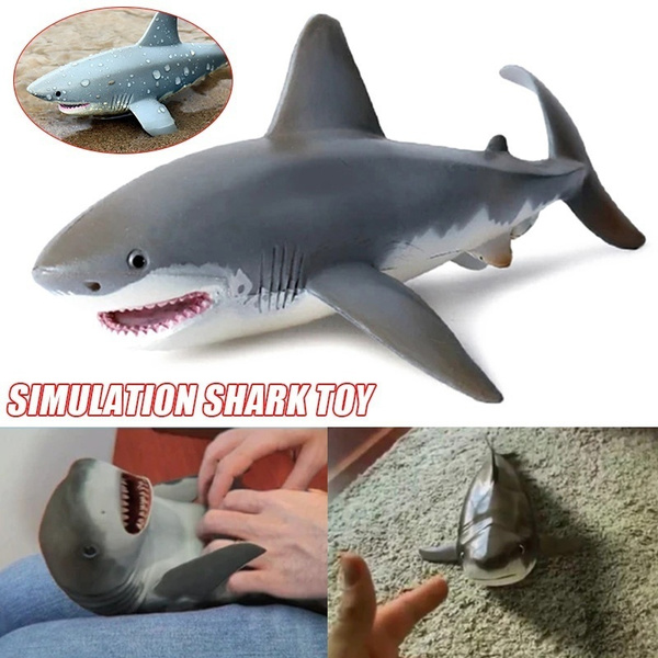 realistic moving shark toy